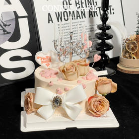 【1404】优雅烛台粉色系蝴蝶结款