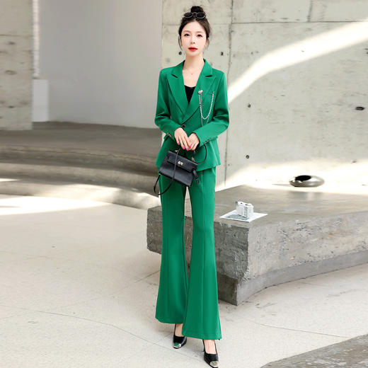 时尚大气减龄潮流西装百搭修身显瘦两件套HR-WH23199 商品图3
