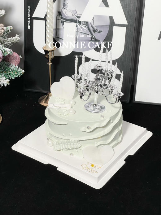 【1405】简约银色烛台 商品图3