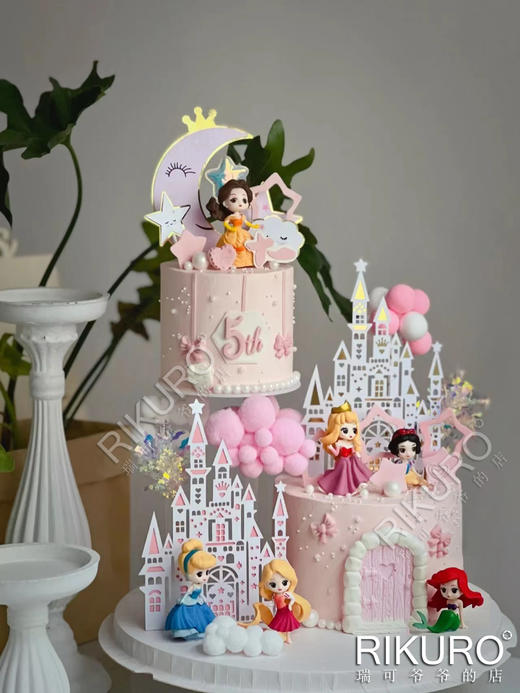 【迪士尼公主&城堡】悬浮蛋糕 商品图1