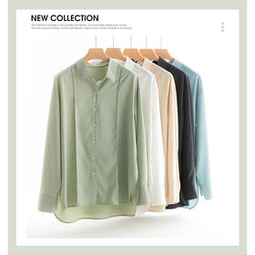莫代尔衬衫|宽松版衬衫  设计感  廓形 多色上衣