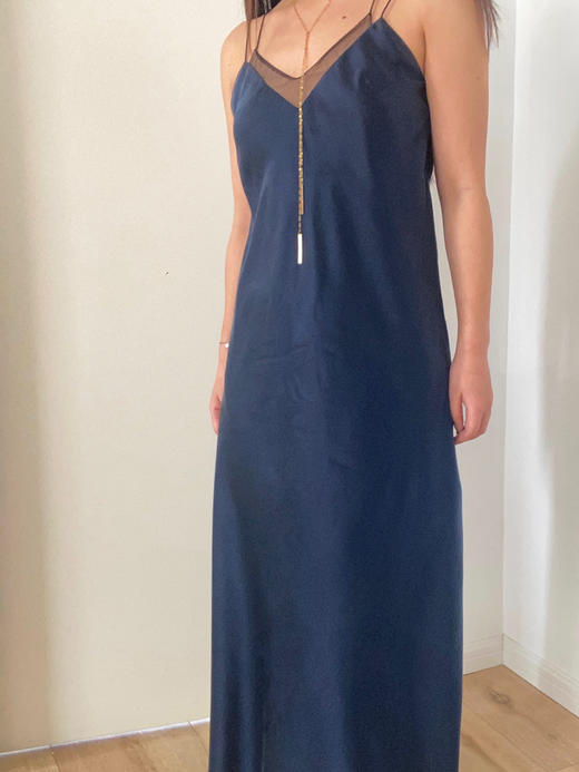 LCM｜Midnight Tulip Dress [ 细带真丝长裙 ] 【定制尺码加收10%定制费】 商品图10