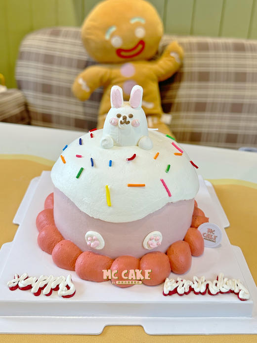 手绘小兔子蛋糕 商品图1