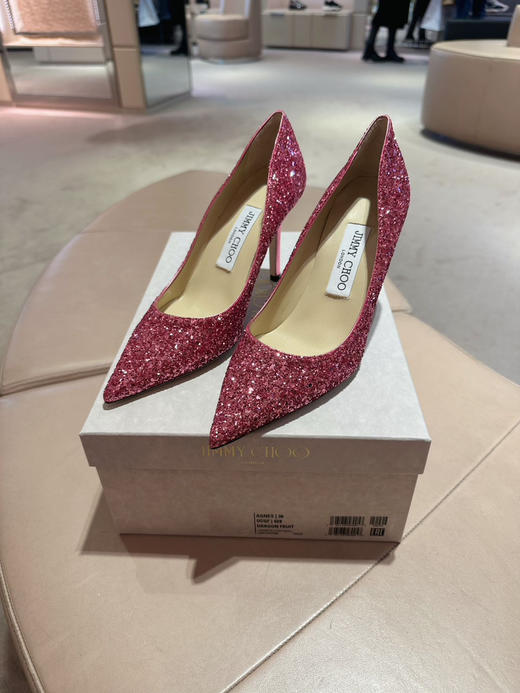 Jimmy Choo 粉闪8.5cm高跟鞋 目前36码起 下单找码 商品图0