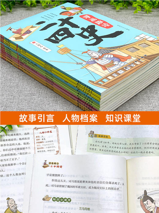 09【推荐】正版10本《漫画趣读二十四史》抖音爆款 商品图6