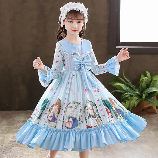 女童洛丽塔连衣裙洋气小女孩裙HP224 商品图2