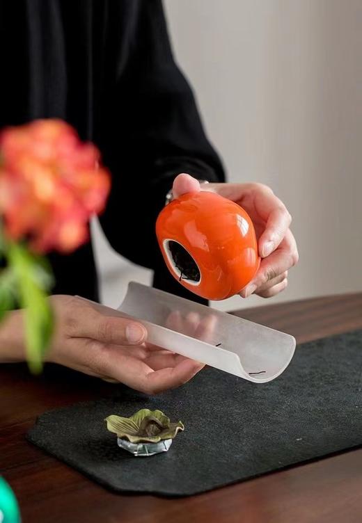 柿柿如意茶具套装（茶壶+茶杯+茶叶罐+茶针+礼盒） 商品图2