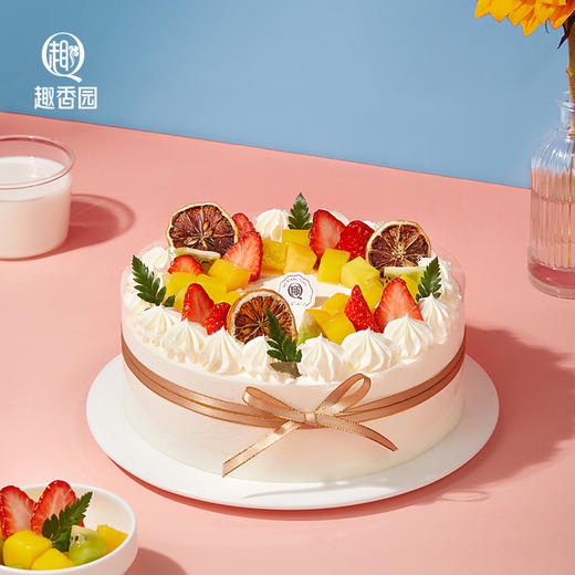 果香森林2磅动物奶油蛋糕 商品图0