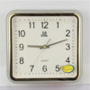 明珠星电镀金色方形圆形家用办公酒店时钟表扫描静音时尚客厅办公挂钟挂表1个 商品缩略图1