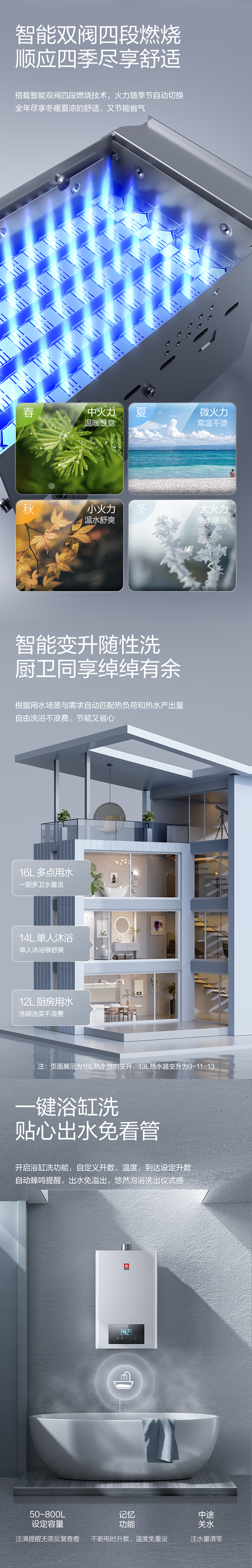 樱花燃气热水器 - 畅享恒温
