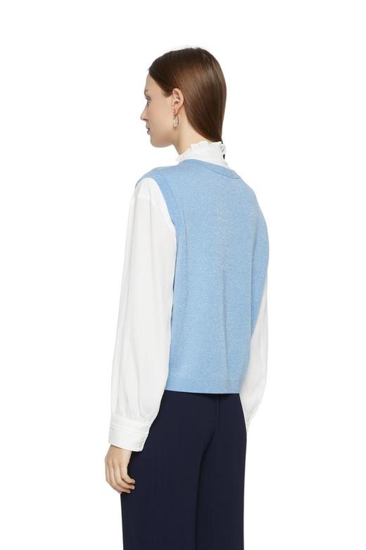 Jessy line 甜美风系带拼接上衣 5933 商品图1