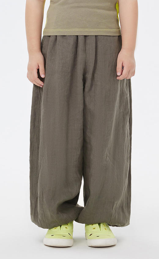 jnby  23年高支亚麻亲肤舒适阔腿长裤  1N3E13390 商品图5