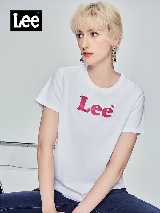LEE新品标准版印花套头多色女短袖T恤LWT0052753RT 商品图0