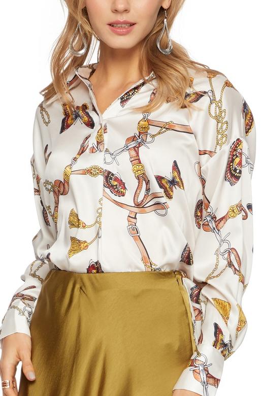 OCTAVIA 具象印花复古衬衫 5453 商品图2