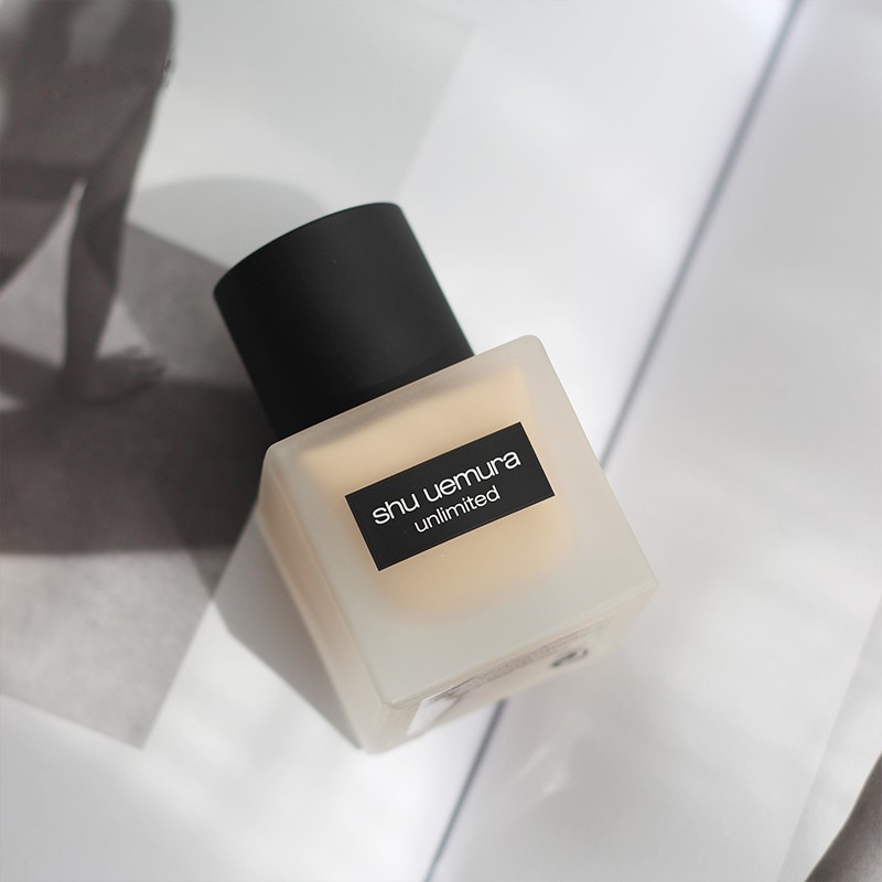 现货▲植村秀小方瓶羽纱持妆粉底液 控油抗氧化 防水防汗 雾面版 35ml