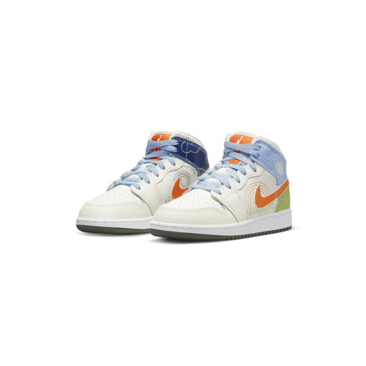Air Jordan 1 Mid SE (GS) 大童运动童鞋 DX2462 商品图2