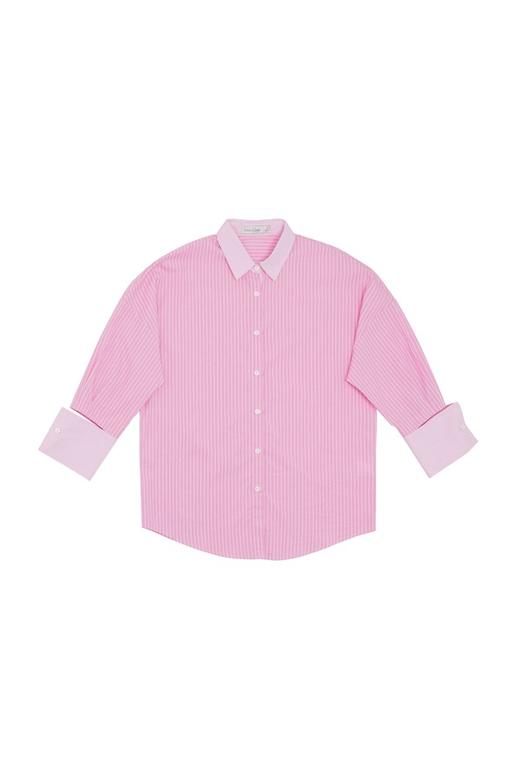 SUMMER & SAGE 开口设计条纹衬衣 5610 商品图4