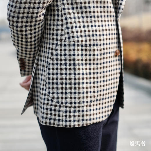 「爱好者直选20款」Marling & Evans 羊毛蚕丝/羊毛亚麻/毛丝麻/强捻羊毛/羔羊毛全麻衬单西 商品图7