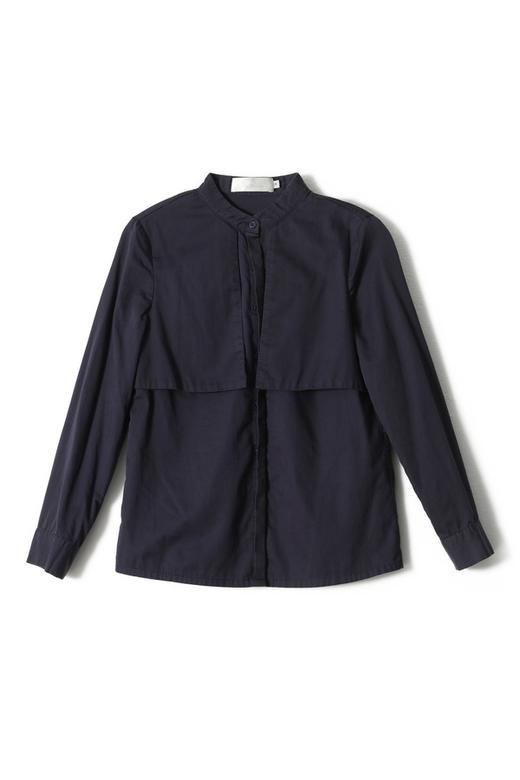 Lia Shade 藏青色立领衬衫 1201 商品图6