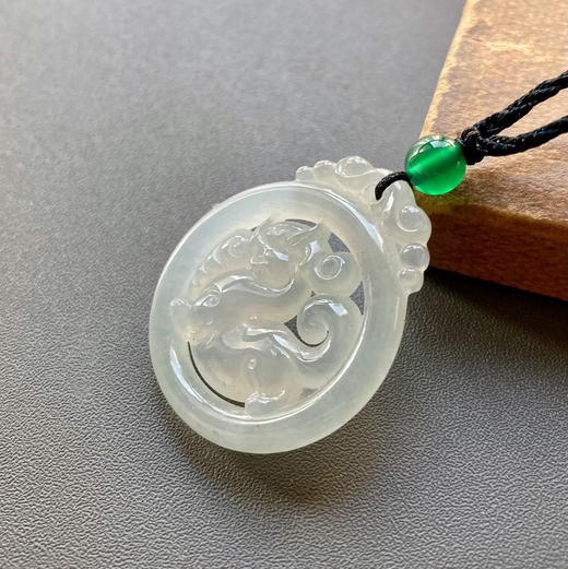 冰种翡翠麒麟 商品图0