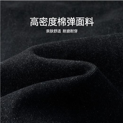 逸阳高腰两粒扣老爹牛仔裤女春季2023年新款宽松显瘦哈伦裤子5615 商品图3