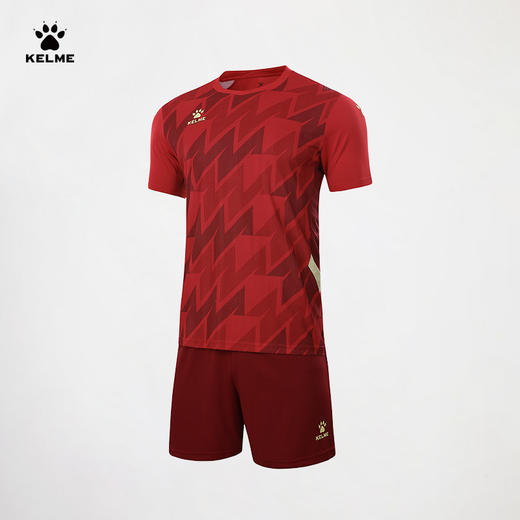 卡尔美夏季撞色足球运动服套装 商品图3