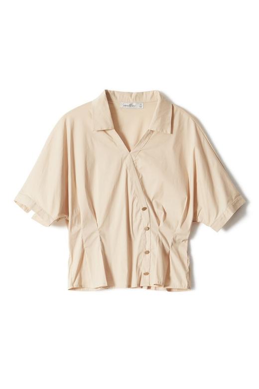 SUMMER & SAGE 翻领围裹式上衣 3334 商品图5