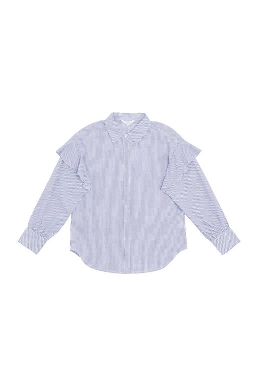 OSA欧莎 荷叶边装饰全棉衬衫 5133 商品图4