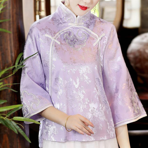 裁缝学苑AS03新款复古盘扣衬衫纸样 女装设计感小众法式上衣打板 商品图3