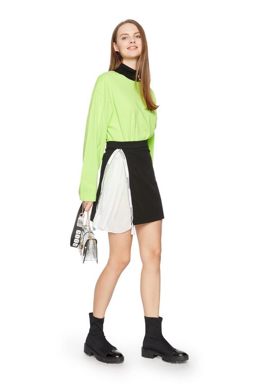 AVA 双色拼接纯棉上衣 5176 商品图3