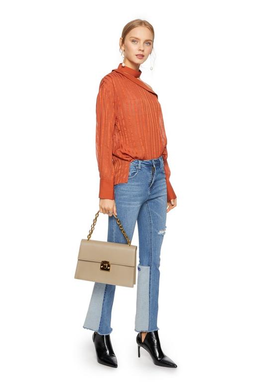 NOIR 橙色露肩挂脖上衣 5363 商品图3