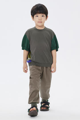 jnby  23年春款  弹力府绸束脚长裤  1N3E12790