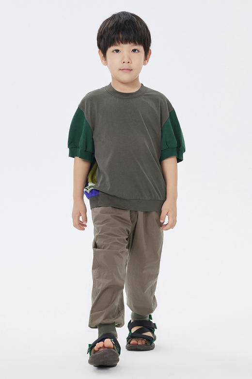 jnby  23年春款  弹力府绸束脚长裤  1N3E12790 商品图0