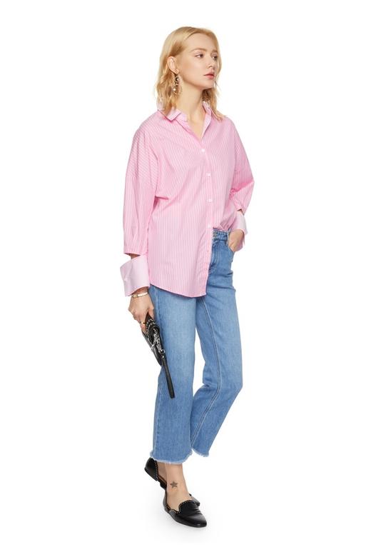 SUMMER & SAGE 开口设计条纹衬衣 5610 商品图3