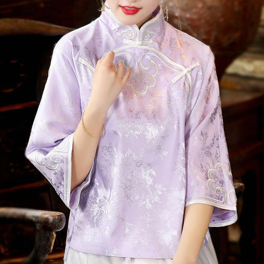 裁缝学苑AS03新款复古盘扣衬衫纸样 女装设计感小众法式上衣打板 商品图4