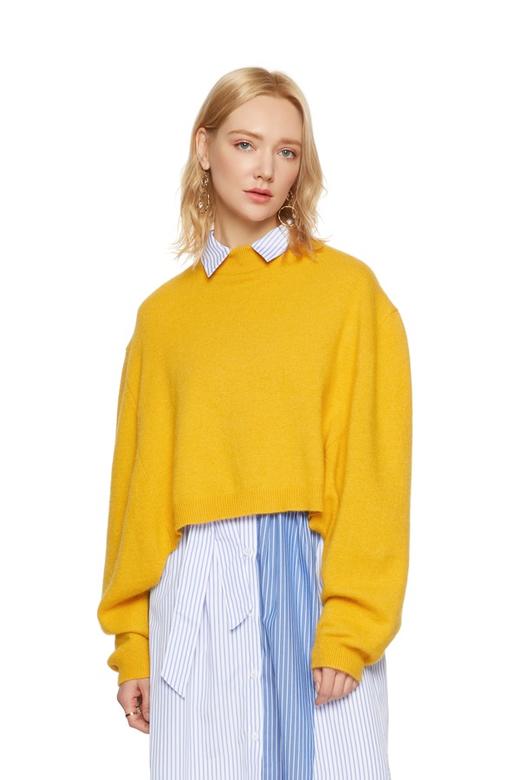 EMC亿美丞 黄色蝙蝠袖短毛衣 4999 商品图3