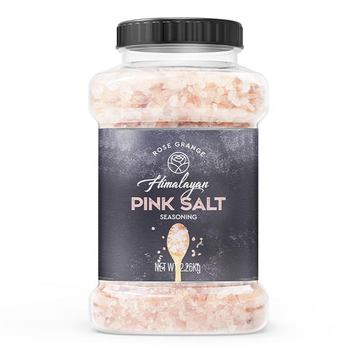 【中欧班列精选】巴基斯坦喜马拉雅玫瑰盐 原装进口喜马拉雅烤肉不加碘调料玫瑰盐 2.26kg/1瓶 商品图3