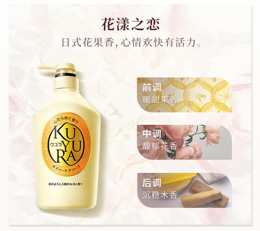 资生堂550ml可悠然沐浴露女恬静清新美肌滋润保湿沐浴乳沐浴液资生堂 商品图3