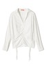 AVA 褶裥V领白色上衣 4115 商品缩略图4