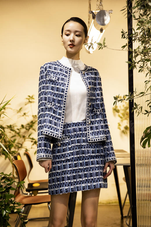 CARABLUE 圆领短款夹克 商品图1