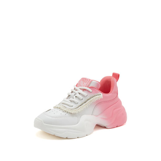 【STACCATO X 梅兰芳纪念馆】2023年新款胭脂鞋老爹鞋子ECE45AM3 商品图0