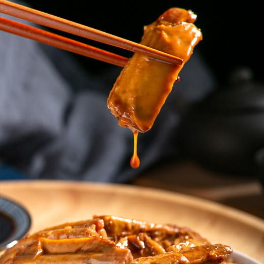 杭州特色小吃纯素排骨豆制品卤味素肠零食素牛肉斋菜开袋即食200g 商品图0