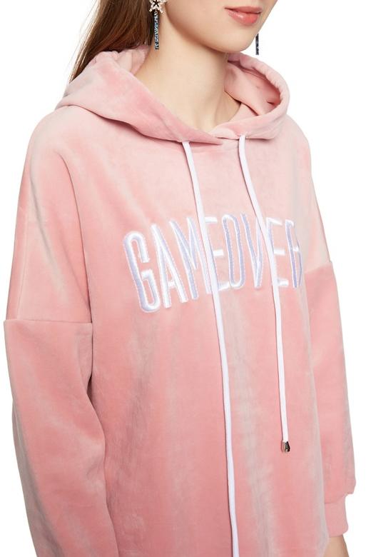 AVA 字母饰拼接连帽卫衣 5518 商品图2