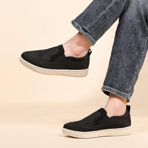 Pansy日本男鞋轻便舒适商务休闲一脚蹬爸爸鞋男士鞋子春款HDN1064 商品图3