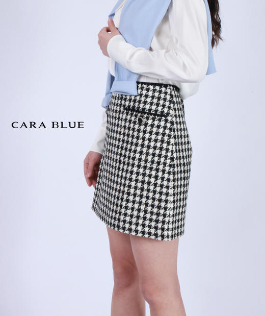 CARABLUE 千鸟格时尚半身裙 商品图1