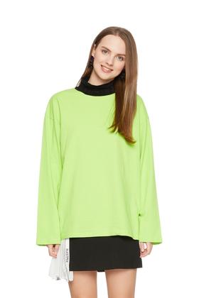 AVA 双色拼接纯棉上衣 5176