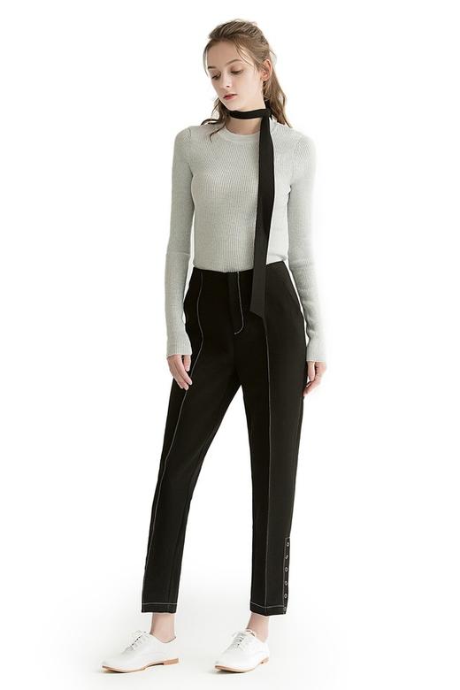 JUCY JUDY 浅灰色亮丝修身上衣 1242 商品图5