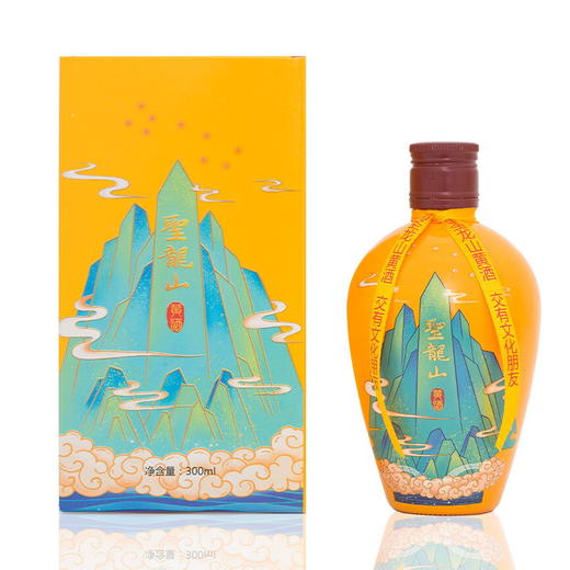 圣龙山黄酒秫谷纯粮食自然发酵酒传统美酒 (300ml*4)礼盒装 商品图6