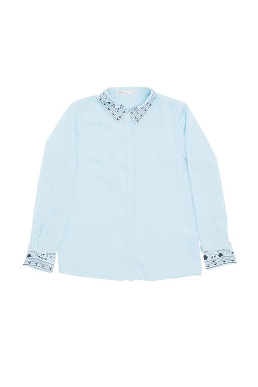 SUMMER & SAGE 趣味图案蓝色衬衣 5607 商品图4