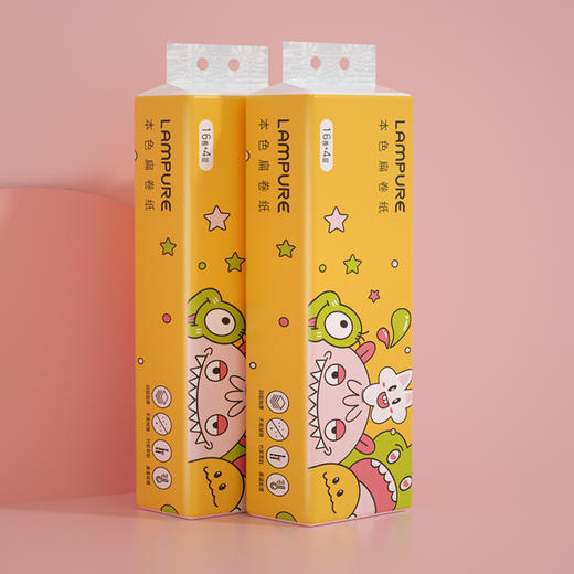 蓝漂Lam pure 竹浆本色卷纸16卷LP-26205 商品图2